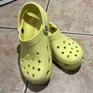 Light yellow Crocs